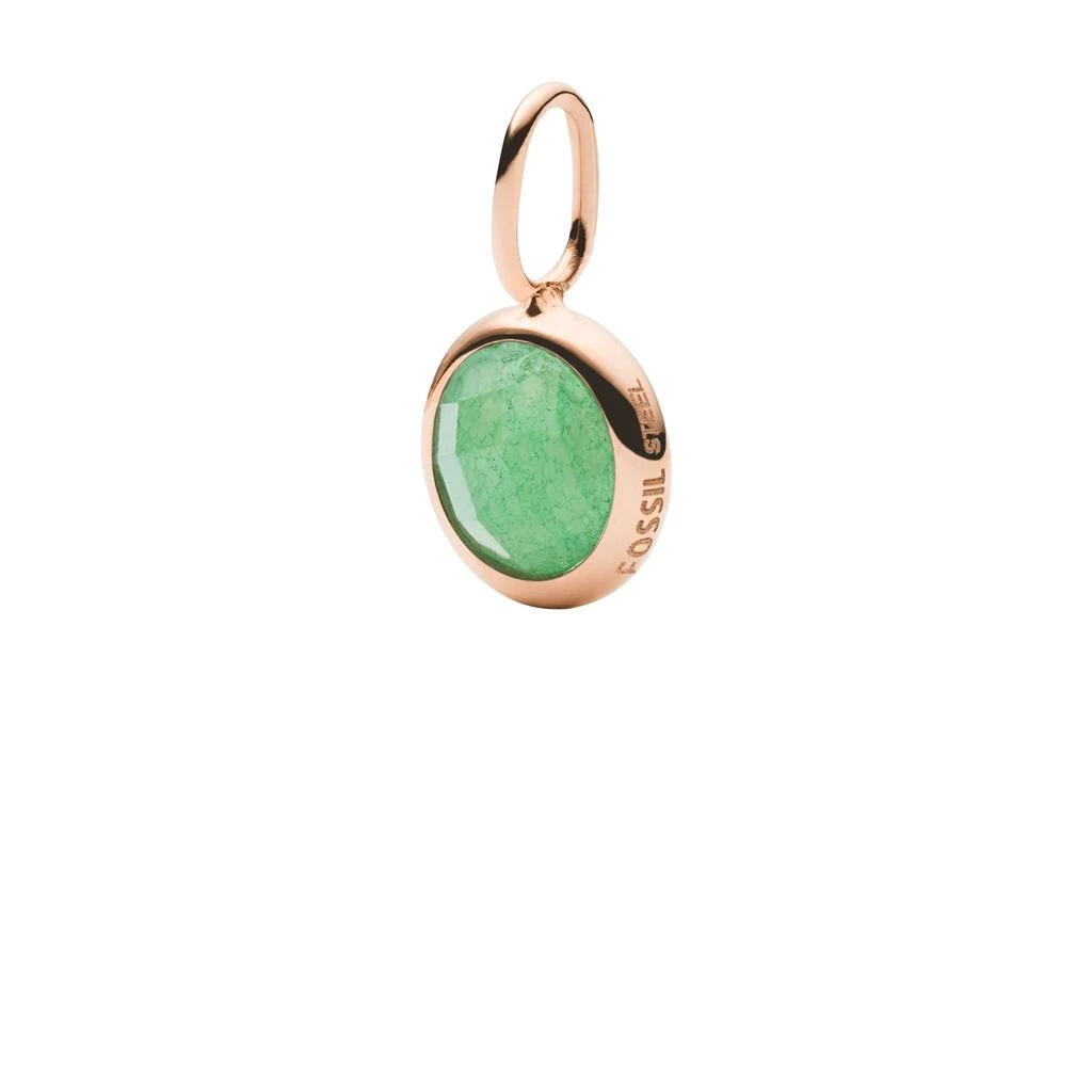 商品Fossil|Women's Corra Oh So Charming Jade Birthstone Charm,价格¥118,第2张图片详细描述