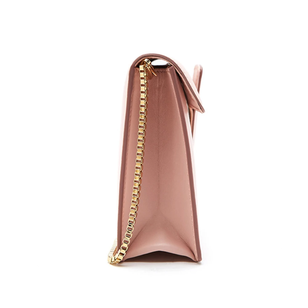 Salvatore Ferragamo 菲拉格慕 女士THALIA系列粉色牛皮手提单肩包 21-F816-0670983 商品