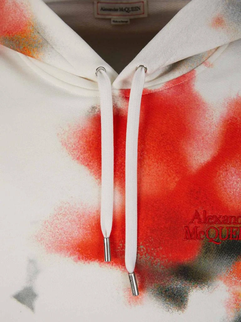商品Alexander McQueen|ALEXANDER MCQUEEN HOODIE PRINTED SWEATSHIRT,价格¥4452,第3张图片详细描述