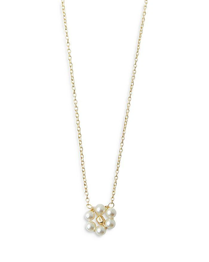 商品Argento Vivo|Mother Of Pearl Flower Pendant Necklace, 16-18"   ,价格¥360,第1张图片