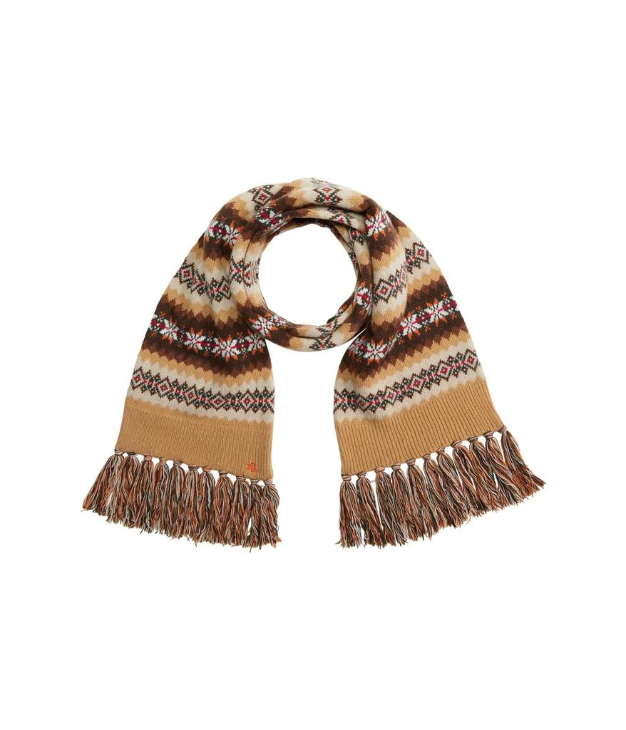 商品Ralph Lauren|Multi Fair Isle Scarf,价格¥736,第1张图片