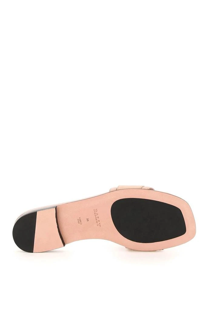 商品Bally|LEATHER PEONI SLIDES,价格¥1832,第5张图片详细描述