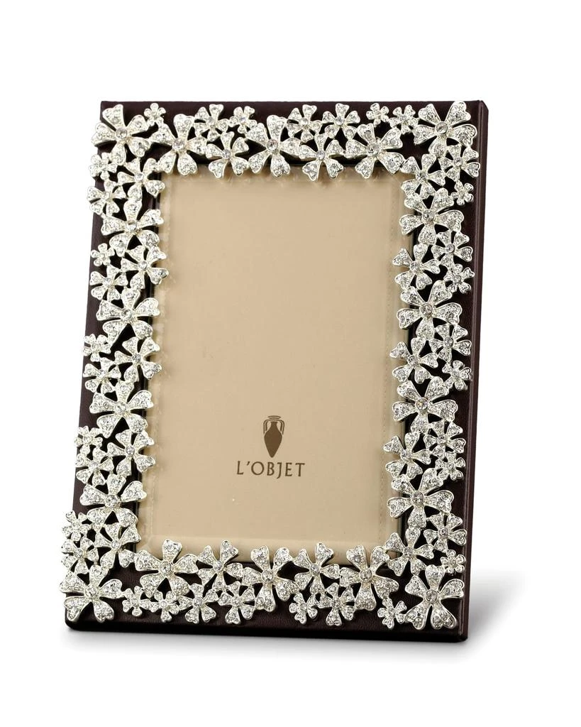 商品L'Objet|Platinum and Swarovski® Crystal Garland Picture Frame, 2 x 3,价格¥773,第1张图片