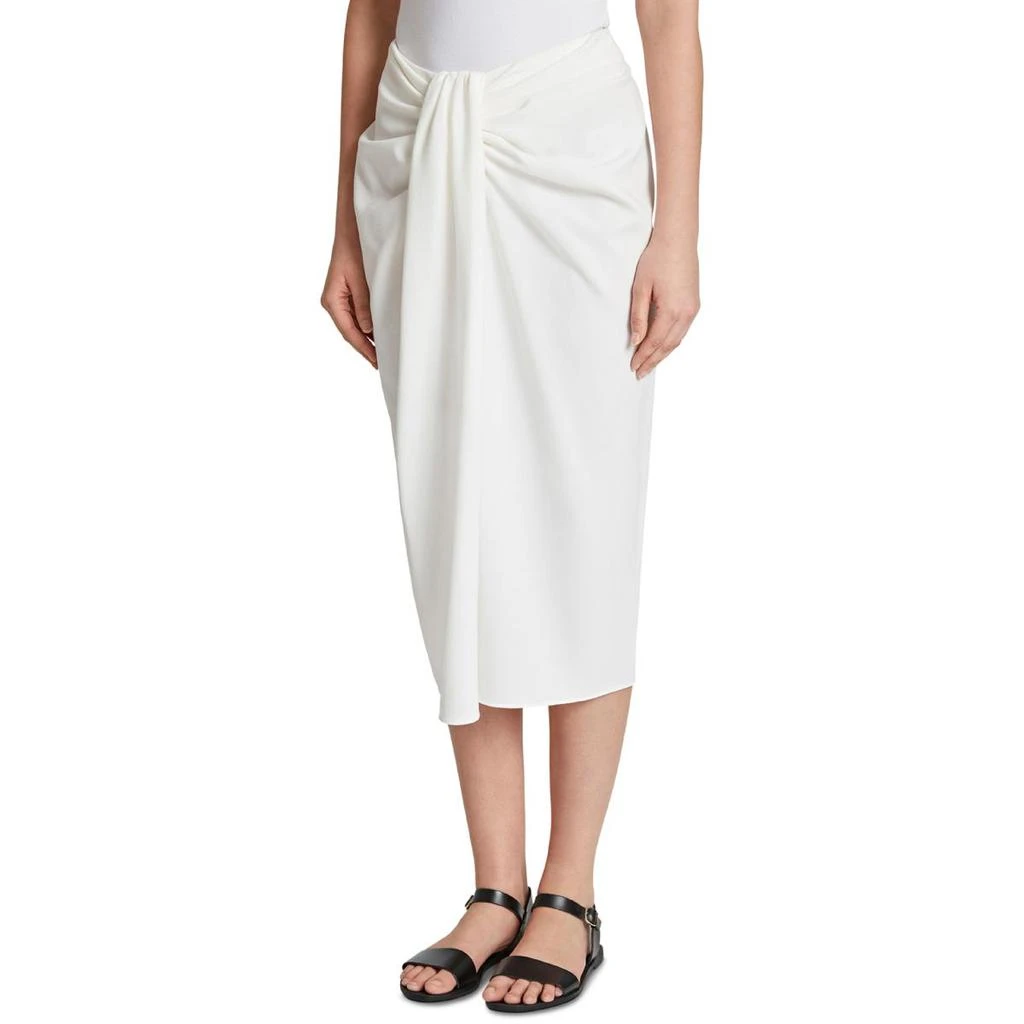 商品Tahari|Tahari ASL Womens Twisted A Line Midi Skirt,价格¥146,第1张图片