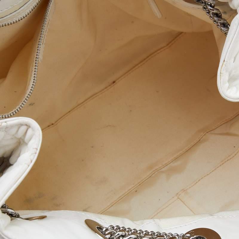 Dior White Cannage Leather Chri Chri Tote商品第7张图片规格展示