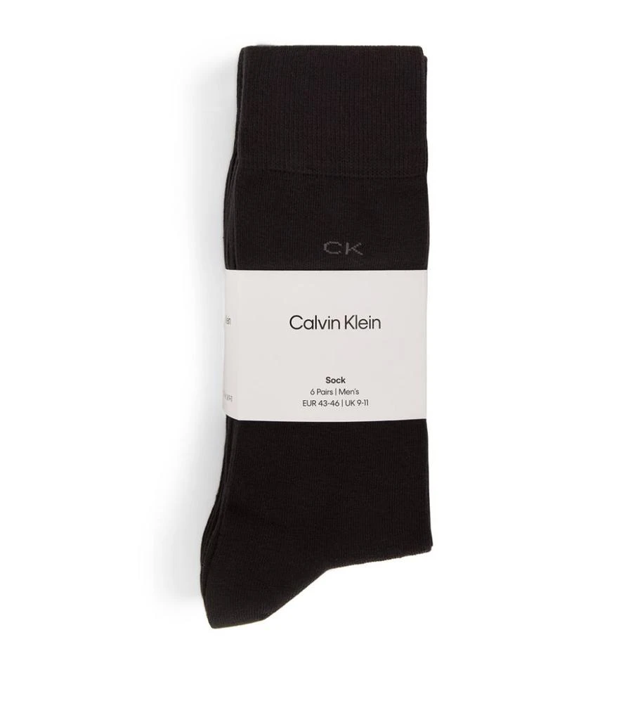 商品Calvin Klein|Logo Socks (Pack of 6),价格¥424,第1张图片