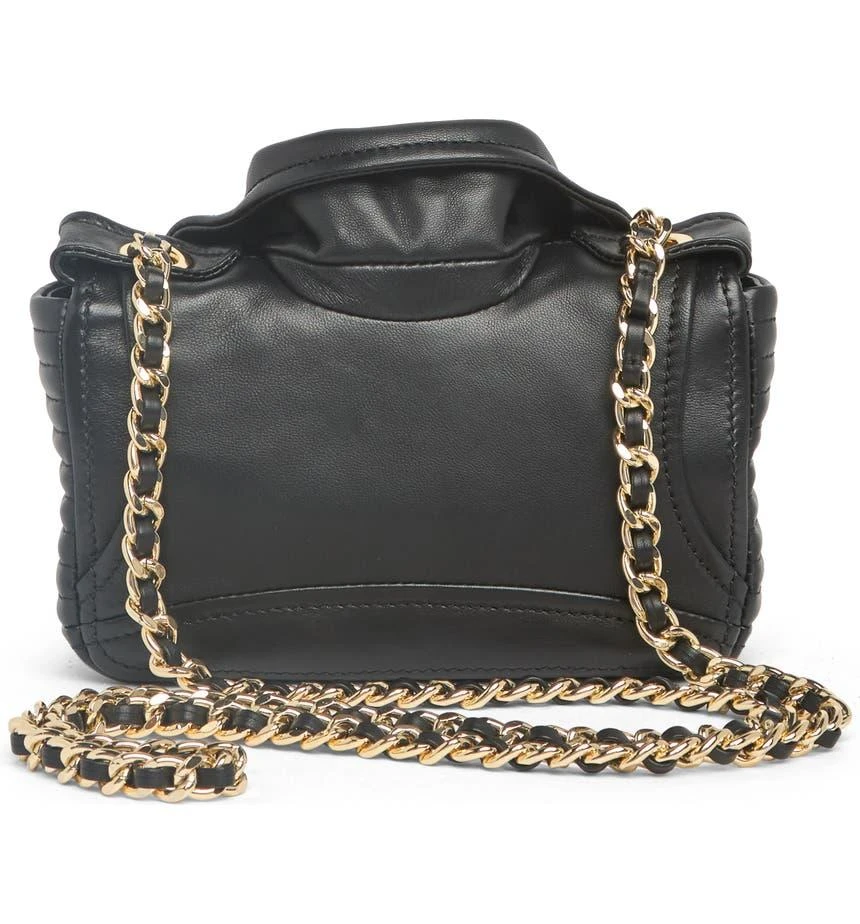 商品Moschino|Biker Leather Crossbody Bag,价格¥7498,第3张图片详细描述