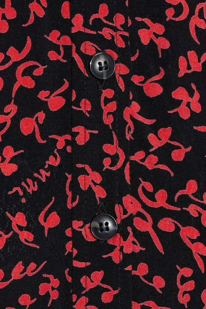 商品Ganni|Tiered printed crepe mini dress,价格¥364,第2张图片详细描述