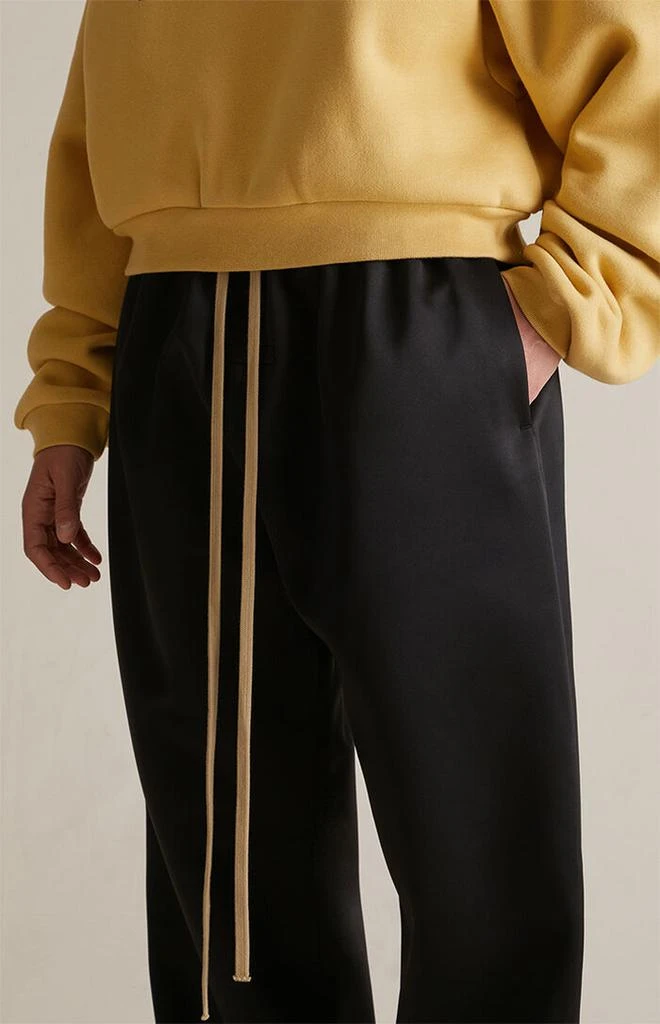 Women's Black Satin Sweatpants 商品