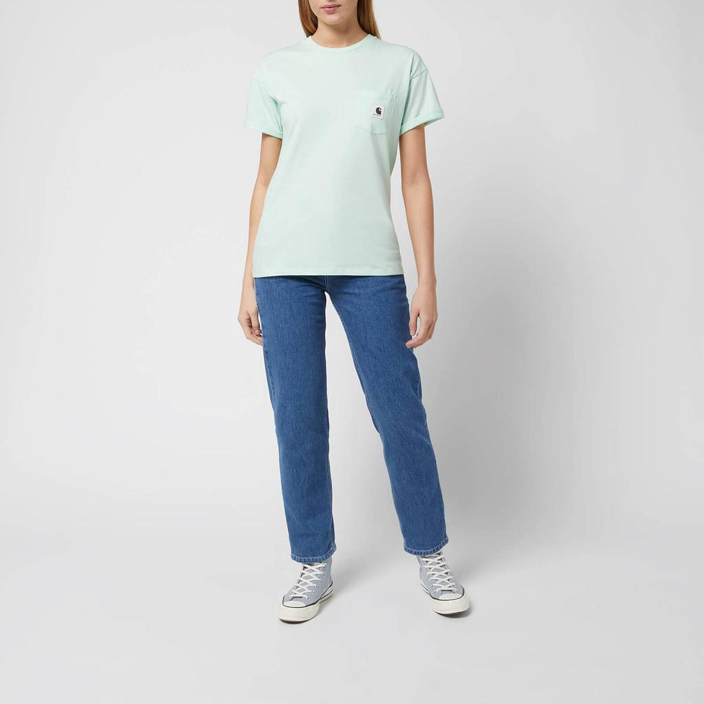 商品Carhartt|Carhartt WIP Women's S/S Pocket T-Shirt - Pale Spearmint,价格¥157,第5张图片详细描述