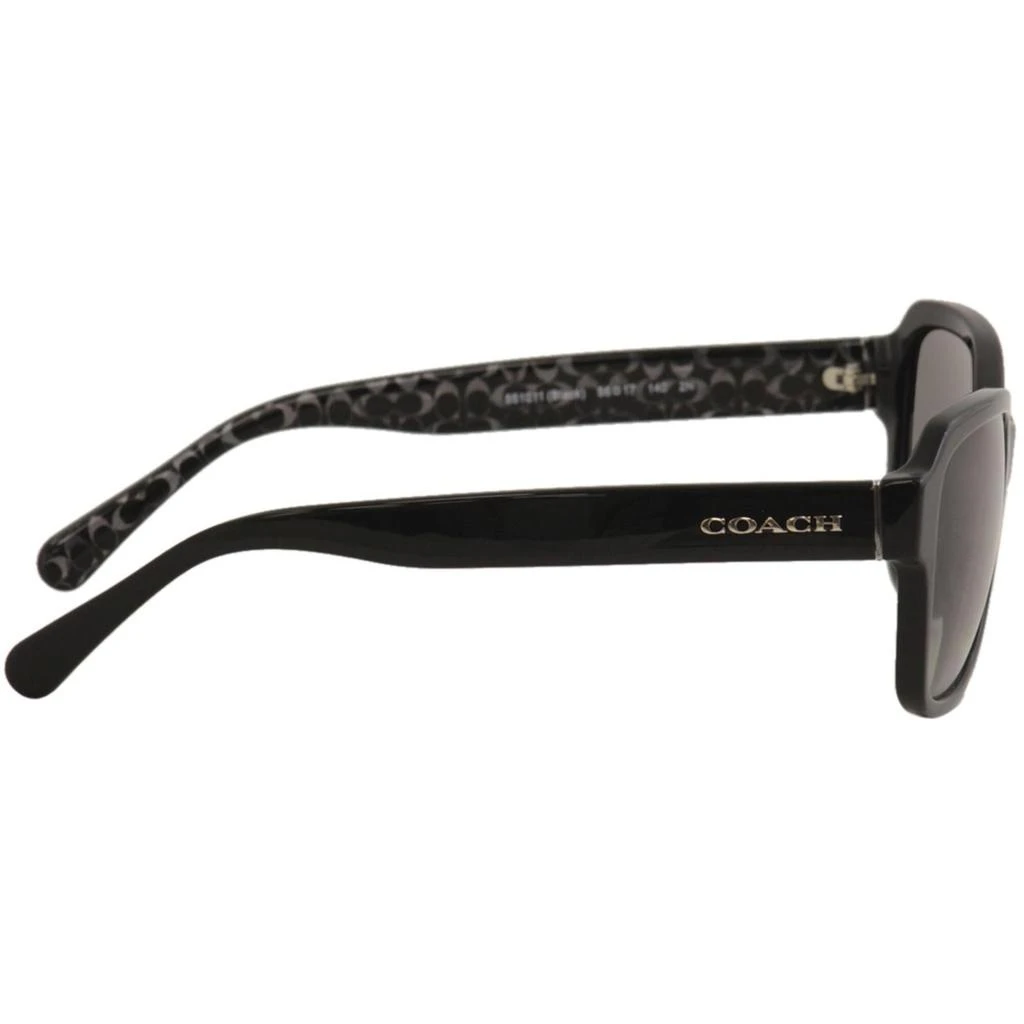 商品Coach|Coach Women's Sunglasses - Full Rim Black Square Plastic Frame | 0HC8232F 55101156,价格¥558,第4张图片详细描述