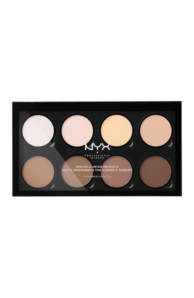 商品NYX Professional Makeup|Highlight & Contour Pro Face Palette,价格¥111,第1张图片