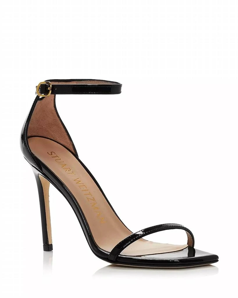 商品Stuart Weitzman|Nudistcurve 100 Sandal In Black,价格¥1968,第1张图片