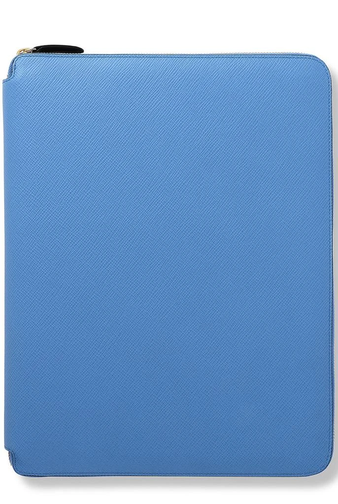 商品SMYTHSON|A4 writing folder with zip in panama,价格¥5936,第1张图片