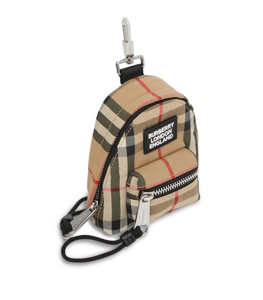 Vintage Check backpack key charm商品第4张图片规格展示