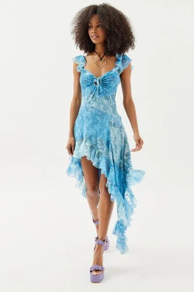 商品Urban Outfitters|UO Hyacinth Lace Spliced Midi Dress,价格¥1134,第1张图片