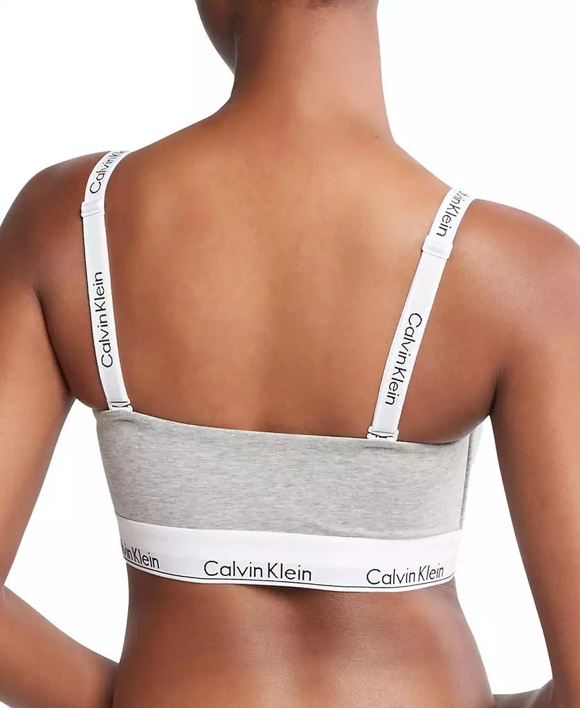 商品Calvin Klein|Calvin Klein Women's Modern Cotton Lightly Lined Bandeau Bra QF7628,价格¥361,第2张图片详细描述