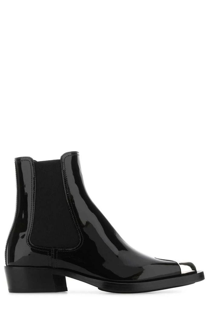 商品Alexander McQueen|Alexander McQueen Pointed-Toe Ankle Boots,价格¥4585,第1张图片