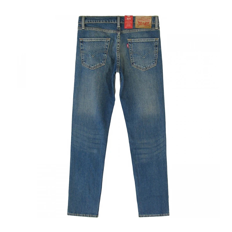 Levi's 李维斯 修身版蓝色牛仔裤 45112380 商品