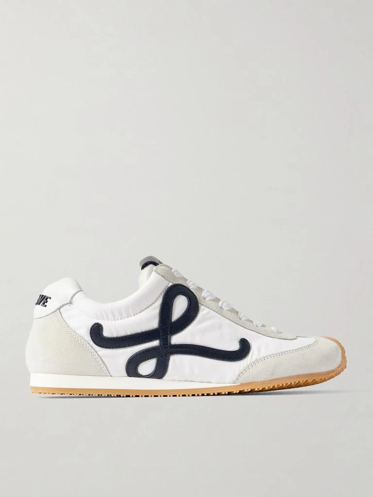 商品Loewe|Ballet Runner 2.0 品牌标志贴花软壳面料绒面革皮革运动鞋  - IT40,价格¥6014,第1张图片