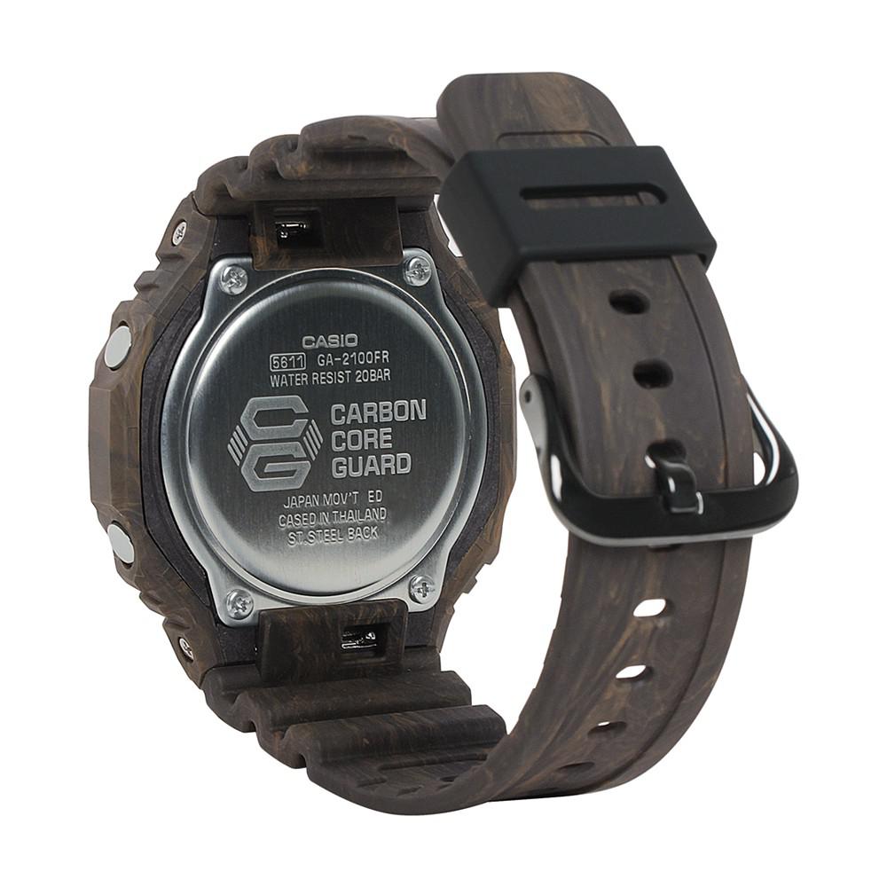 Men's Analog Digital Brown Resin Strap Watch 45mm商品第2张图片规格展示