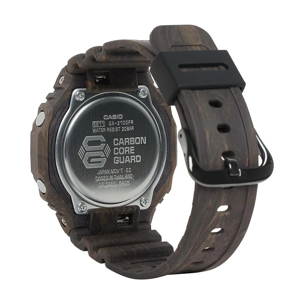 商品G-Shock|Men's Analog Digital Brown Resin Strap Watch 45mm,价格¥673,第2张图片详细描述