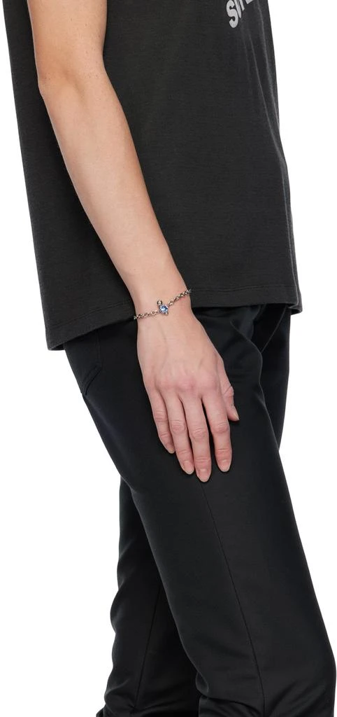 商品Justine Clenquet|SSENSE Exclusive Silver Nate Bracelet,价格¥341,第3张图片详细描述