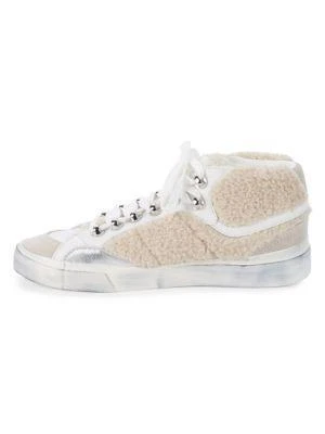 商品Marc Fisher|Merin Faux Fur Trim Sneakers,价格¥256,第4张图片详细描述
