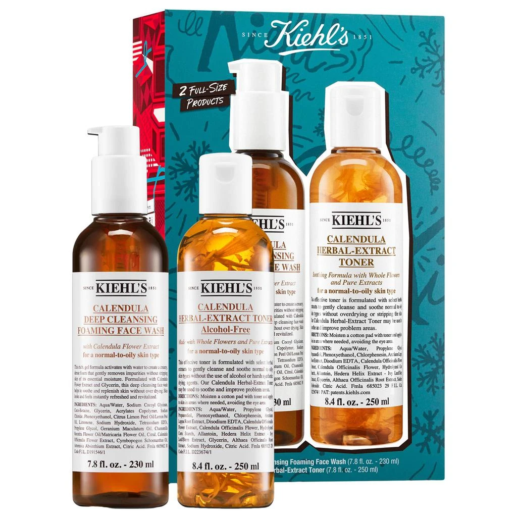 商品Kiehl's|Winter Skin Soothers - Calendula Skincare Set,价格¥446,第1张图片