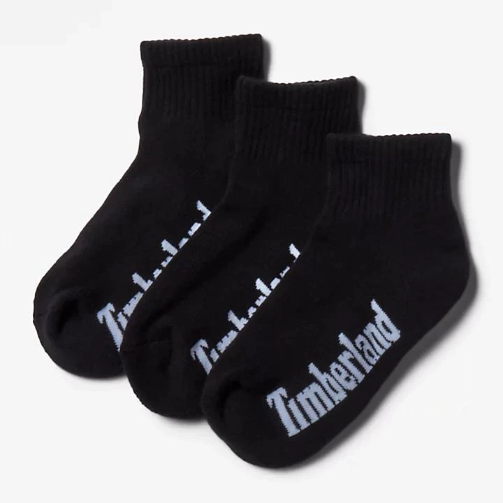 商品Timberland|3-Pack Stratham Core Anklet Socks for Women in Black,价格¥129,第1张图片