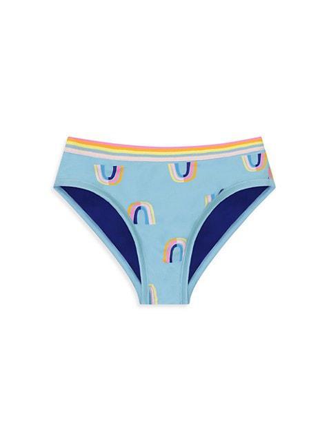 商品Andy & Evan|Little Girl's Rashguard T-Shirt & Bikini Bottoms Swimsuit Set,价格¥159,第6张图片详细描述