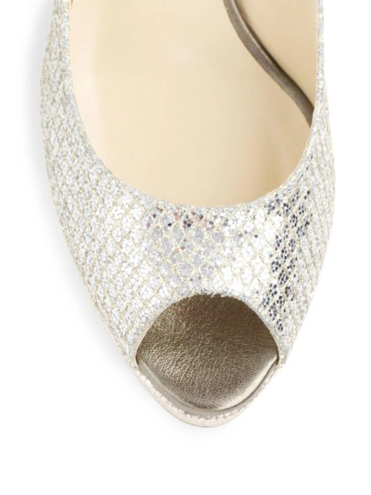 商品Jimmy Choo|Nova Glitter Slingback Sandals,价格¥2084,第3张图片详细描述