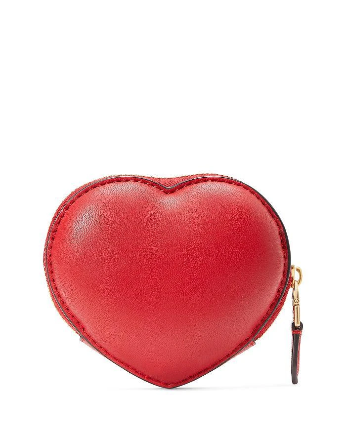 商品Kate Spade|Amour Puffy Leather Heart Coin Purse,价格¥574,第3张图片详细描述