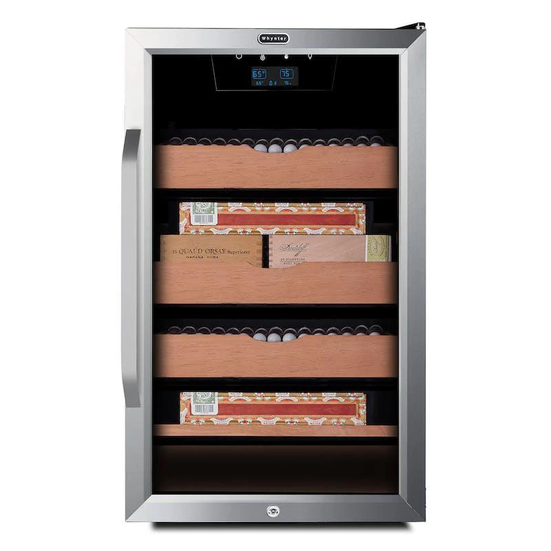 商品Whynter Appliances|Whynter 4.2 cu.ft. Cigar Cabinet Cooler and Humidor  Cedar Shelves,价格¥8343,第1张图片