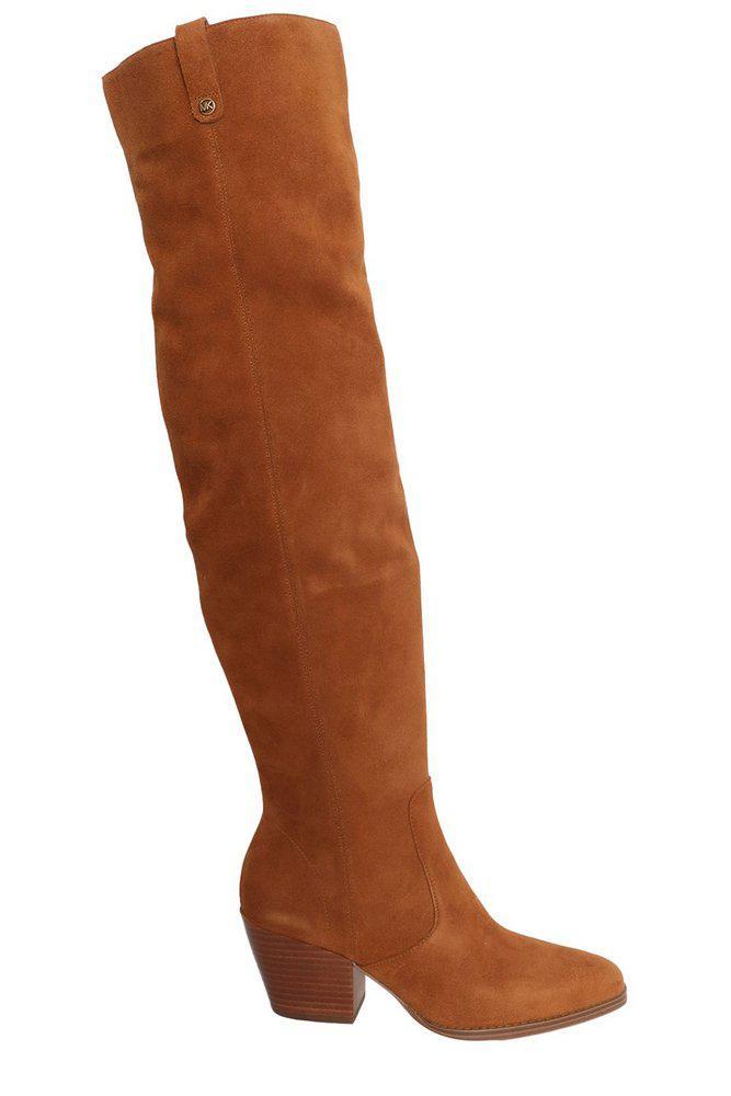 商品Michael Kors|Michael Michael Kors Knee-High Round-Toe Boots,价格¥2242,第1张图片