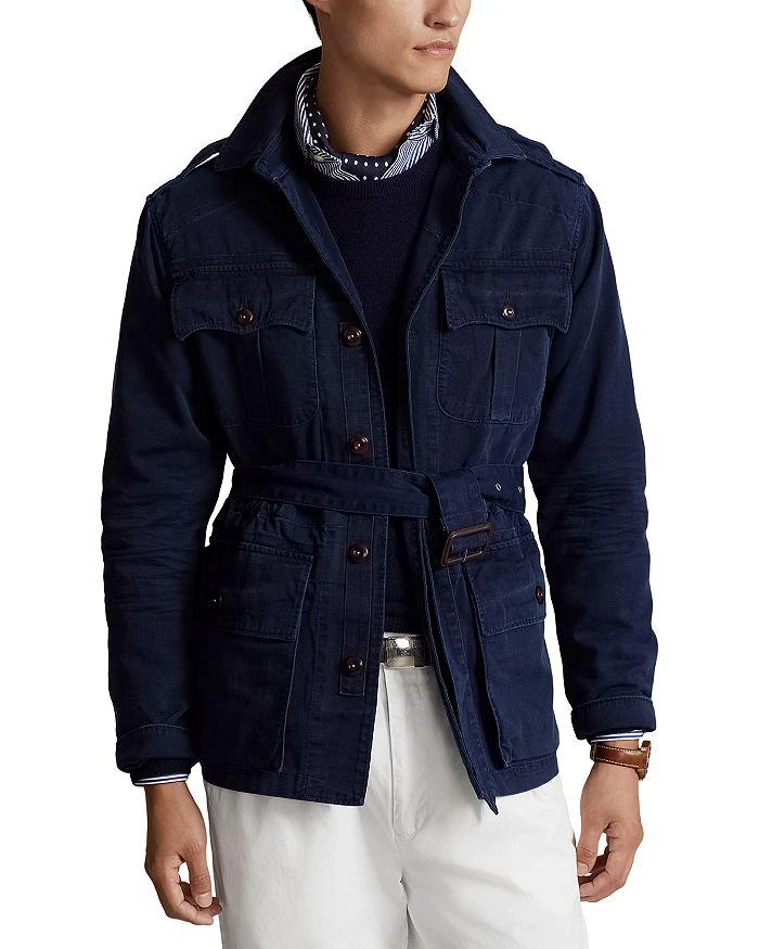 商品Ralph Lauren|Cotton Twill Belted Utility Jacket,价格¥1354,第1张图片