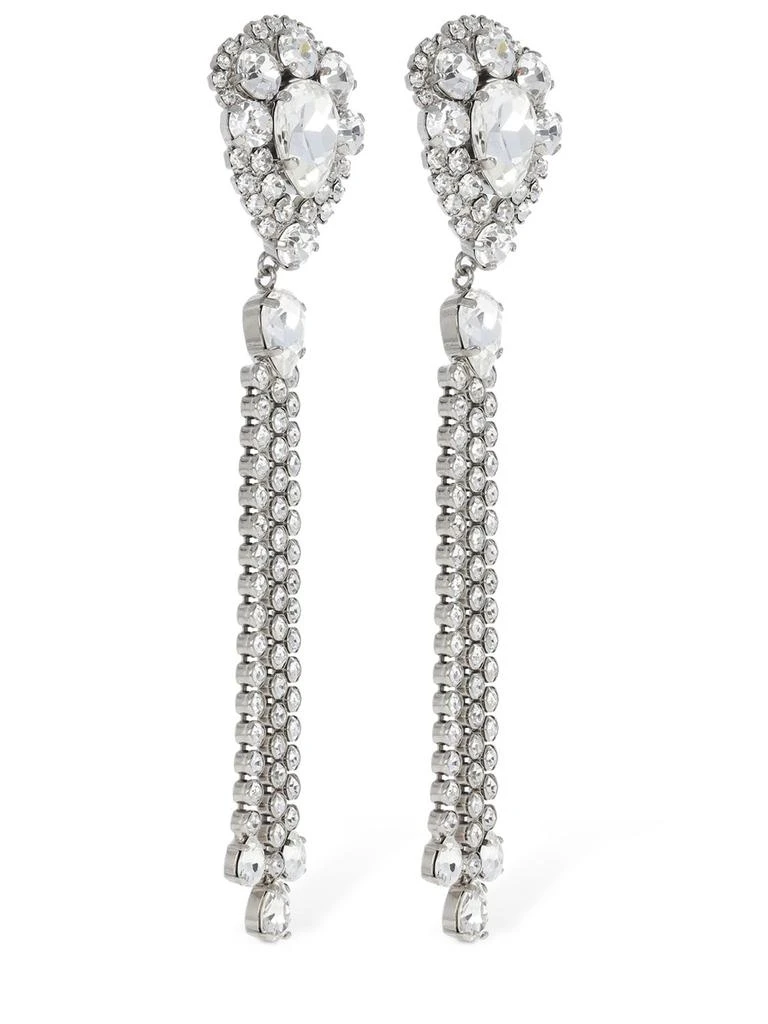商品Alessandra Rich|Crystal Earrings W/ Fringes,价格¥1386,第2张图片详细描述
