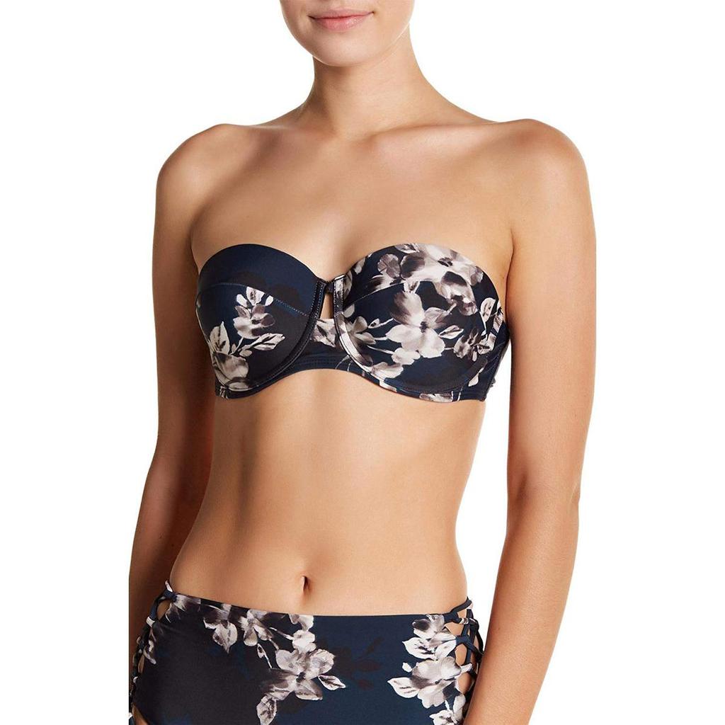 Rachel Rachel Roy Womens Blossom Floral Print Bikini Swim Top Separates商品第1张图片规格展示