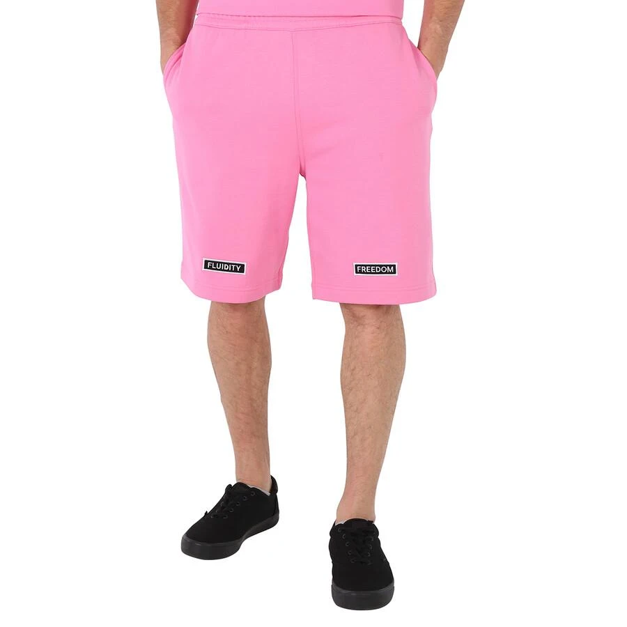 商品Burberry|Men's Bubblegum Pink Jersey Shorts,价格¥688,第1张图片