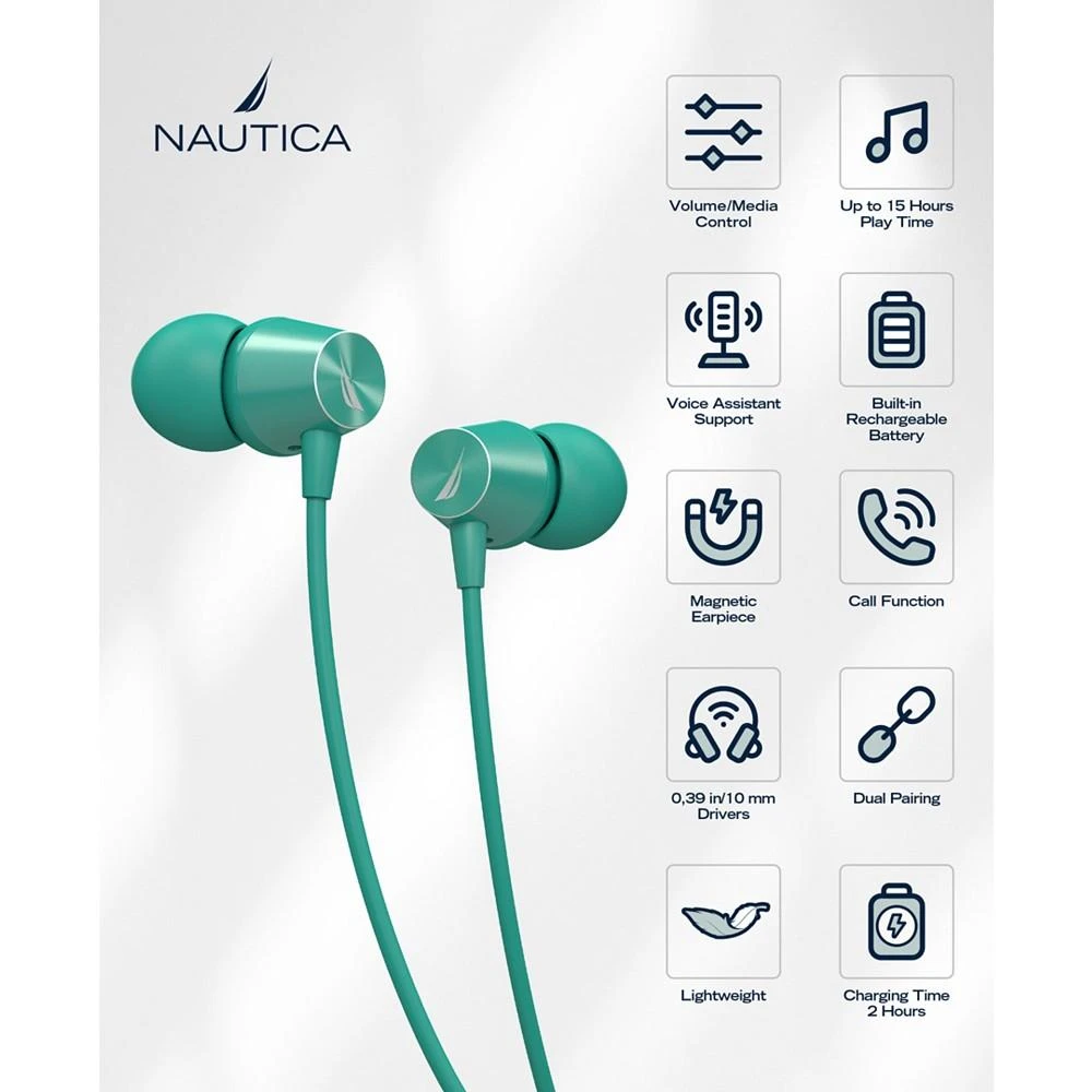 商品Nautica|B310 Sport Neckband Earphones,价格¥196,第3张图片详细描述