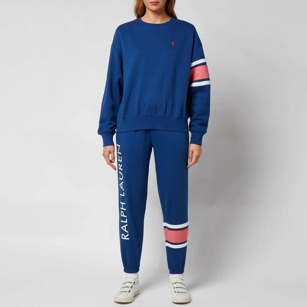 商品Ralph Lauren|Polo Ralph Lauren Women's Side Logo Sweatpants - Beach Royal,价格¥247,第3张图片详细描述