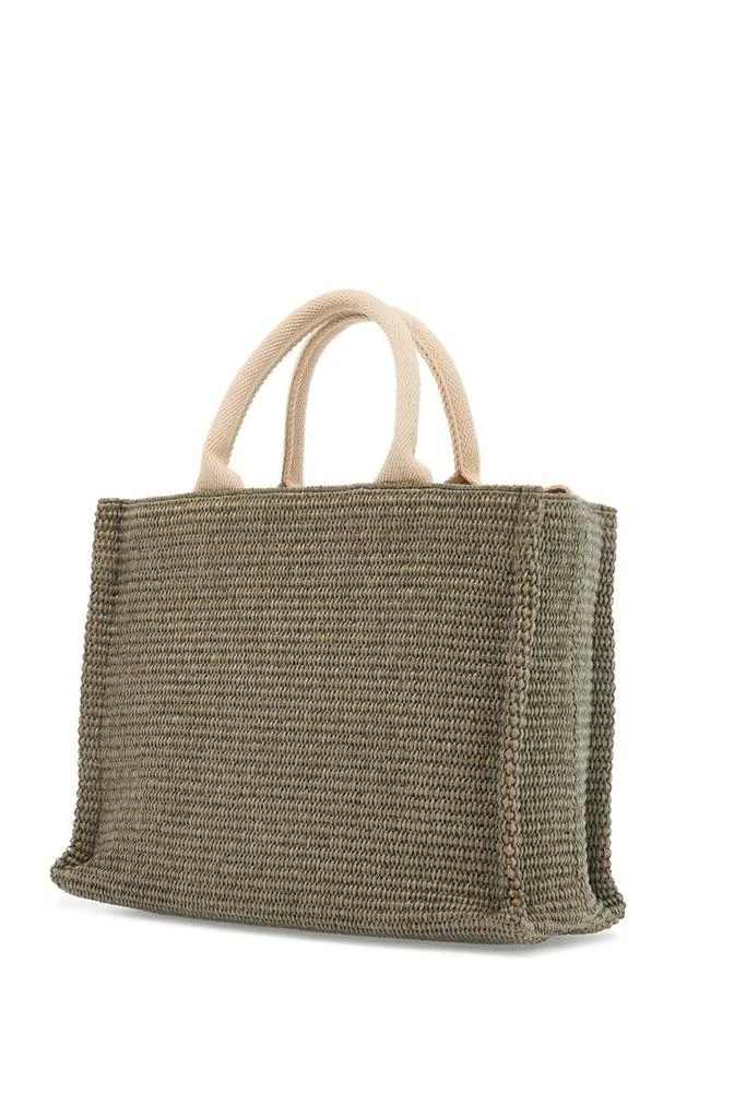 商品Marni|raffia-effect canvas small tote bag,价格¥2593,第2张图片详细描述