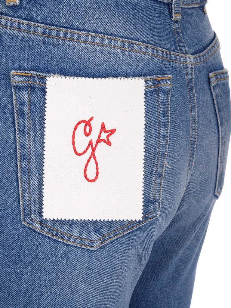 商品Golden Goose|Golden Goose Deluxe Brand Logo Patch Flared Jeans,价格¥998,第3张图片详细描述