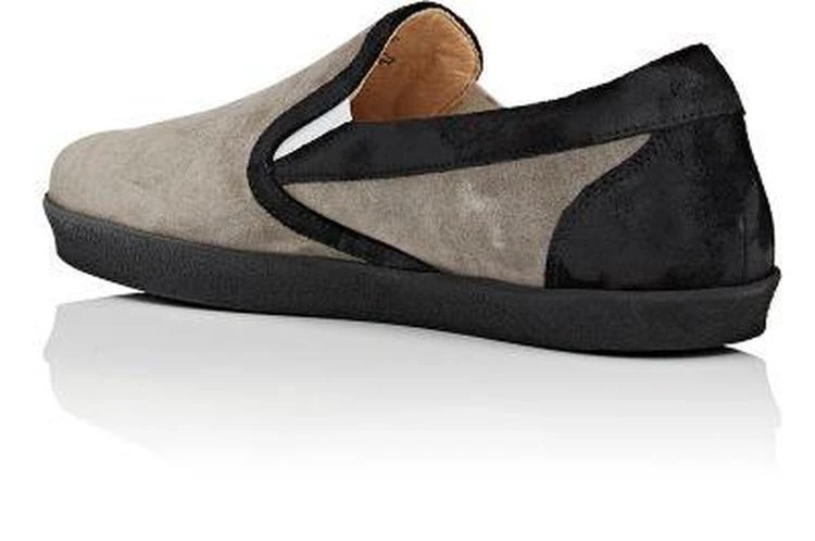 商品Barneys New York|Suede-Trimmed Slip-On Sneakers,价格¥961,第3张图片详细描述