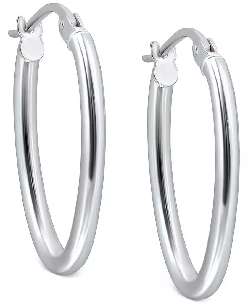 商品Giani Bernini|Polished Oval Small Hoop Earrings, 15mm, Created for Macy's,价格¥75,第3张图片详细描述