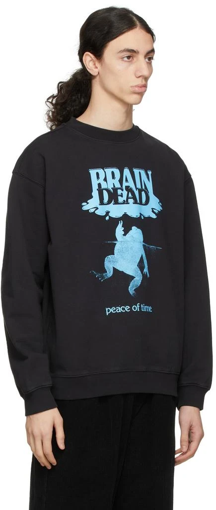 商品Brain Dead|Black Peace Of Time Sweatshirt,价格¥492,第2张图片详细描述