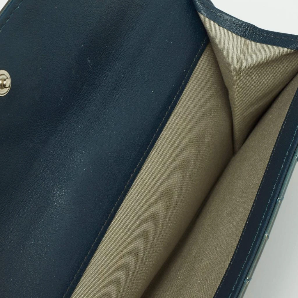 商品[二手商品] Chanel|Chanel Green Quilted Patent Leather CC Flap Continental Wallet,价格¥4331,第2张图片详细描述