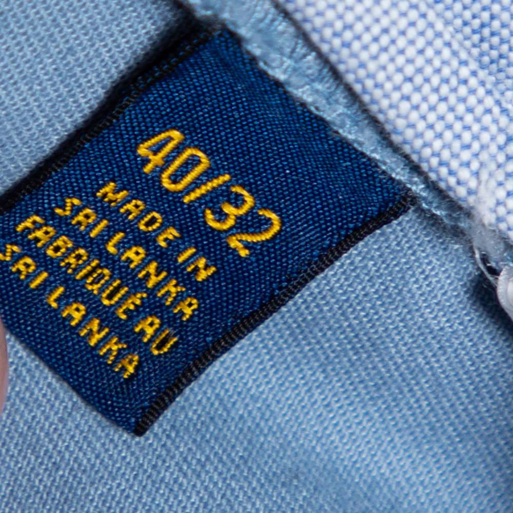 Polo Ralph Lauren Blue Stretch Cotton Twill Straight Fit Chinos XL商品第6张图片规格展示