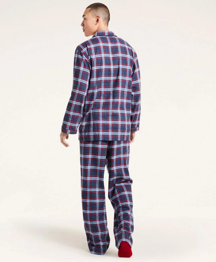 商品Brooks Brothers|Open Plaid Flannel Pajamas,价格¥330,第3张图片详细描述