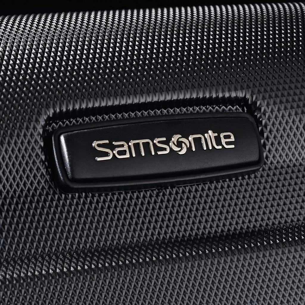 Samsonite Omni PC Hardside Expandable Luggage with Spinner Wheels, Checked-Medium 24-Inch, Black 商品